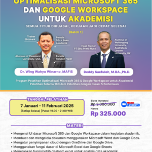 Bootcamp Optimalisasi Microsoft 365 & Google Workspace