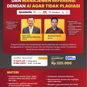 Bootcamp Parafrase & Manajemen Referensi with AI batch 4