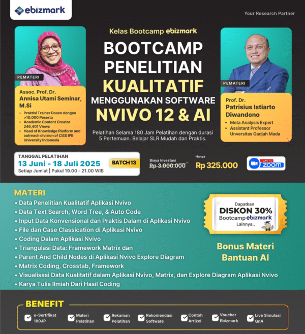 BOOTCAMP KUALITATIF NVIVO & AI BATCH 13
